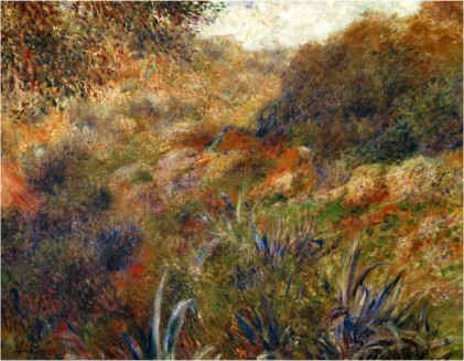 Algerian Landscape the Gorge of the Femme Sauvage 1881 - Pierre Auguste Renoir Painting